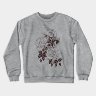 Fine Line Flower art Crewneck Sweatshirt